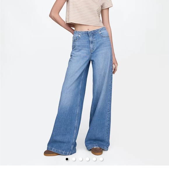 GAP Denim - GAP Wide-Leg High-Rise Jeans